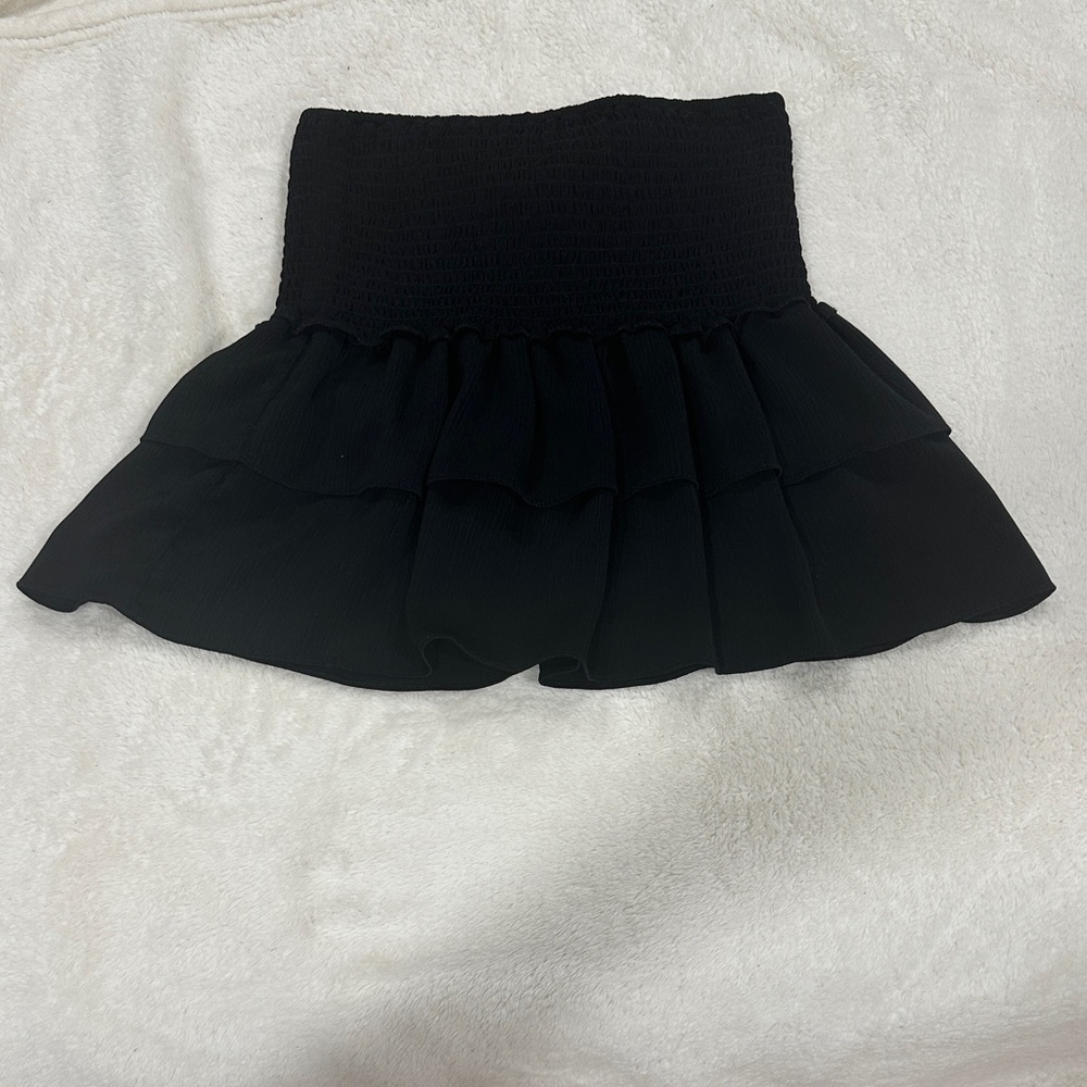 Forever 21 Black Tiered Mini Skirt